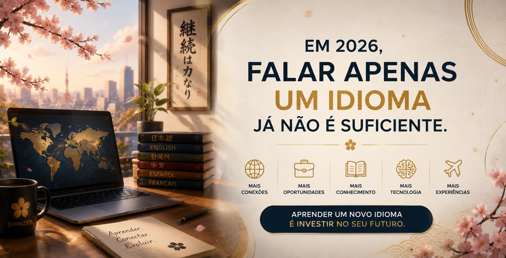 A importância do aprendizado de idiomas em 2026