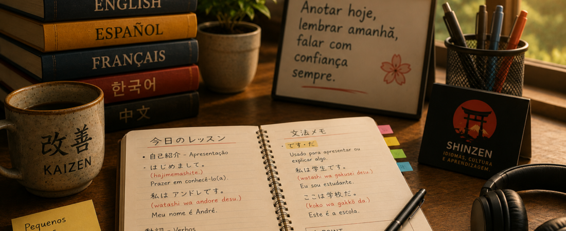 Por que anotar é importante nos estudos de idiomas?